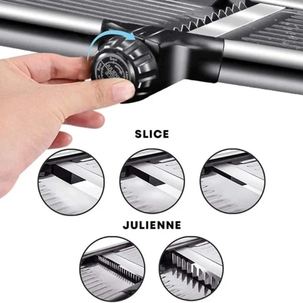 28a177386a11077e6459c7ae4f1738ae.webp Adjustable Mandoline Vegetable Slicer L41.5cm W13.5cm H13.5cm