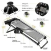 beaf0136b90c3ff37b3a7a8c4c46fc40.webp Adjustable Mandoline Vegetable Slicer L41.5cm W13.5cm H13.5cm