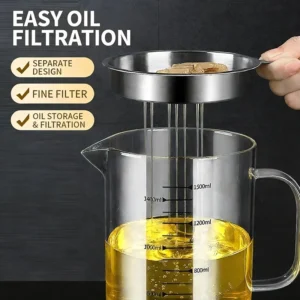 my-11134207-820l4-mo9iv05zxszw3c.webp HomeAce Glass Oil Filter Jug 1500ml
