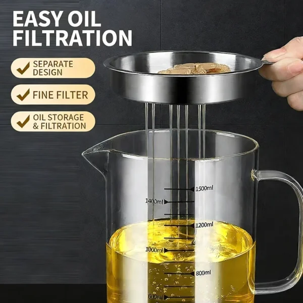 my-11134207-820l4-mo9iv05zxszw3c.webp HomeAce Glass Oil Filter Jug 1500ml