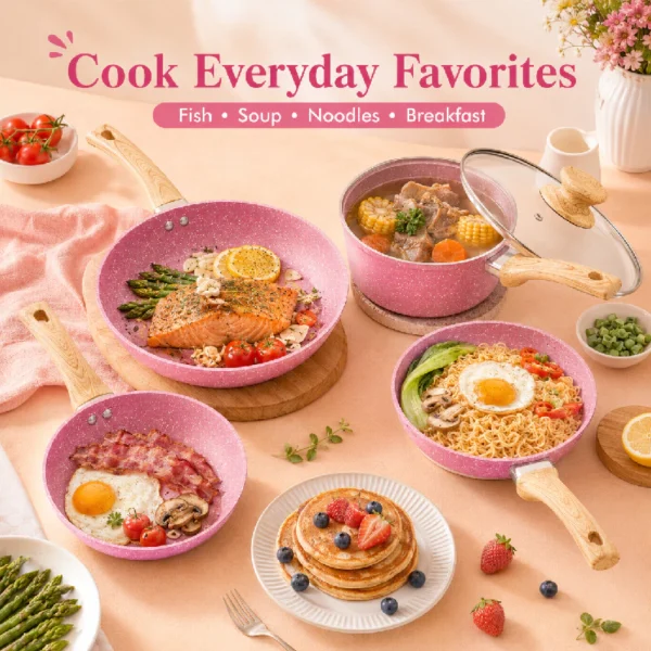 my-11134207-820lh-msnv06f6mtc437.webp Terra Craft 4Pcs Pink Granite Cookware Set