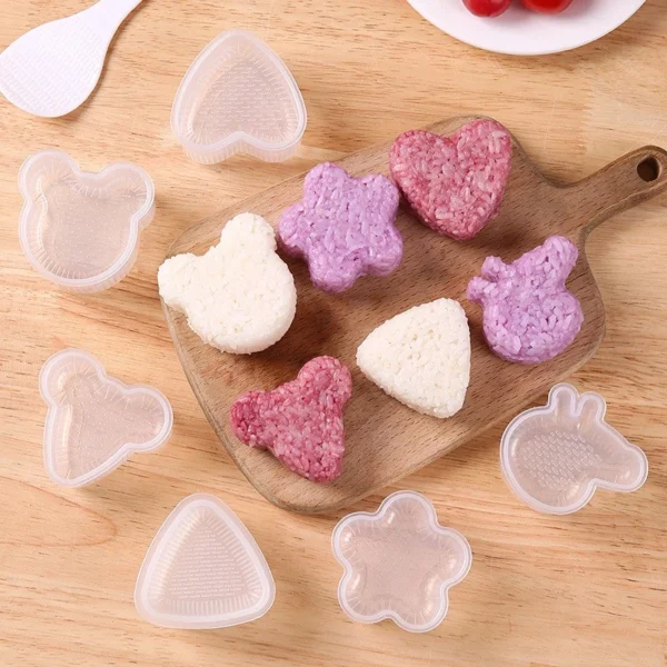 DIY Sushi Onigiri Rice Ball Mold Set